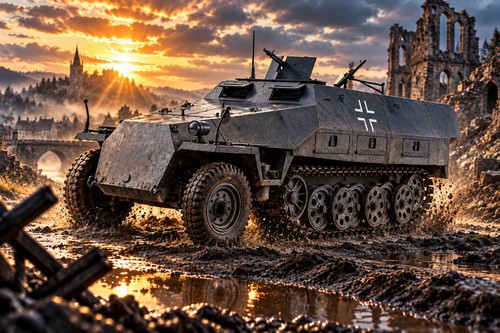 Torro kfz 251 1 - rc, sd.