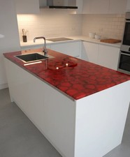 Roter Onyx Küche