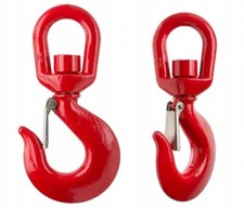 Haken mit Öse Wirbellasthaken 0,75t - 5t Lasthaken Wirbelhaken Ösenlasthaken