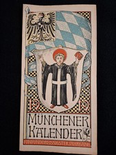 Münchener Kalender für 1919, Otto Hupp, Verlagsanstalt vorm. G.I.Manz Aktien-Ges