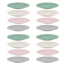 16x Campinggeschirr Tellerset Ø 24cm Camping Teller Outdoor Essteller Kunststoff