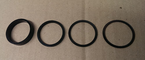 Alu spacer set head - alu,