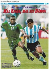 Diego Maradona Sammlerkarte Fußballer Legende Argentinien 24x17 cm #31