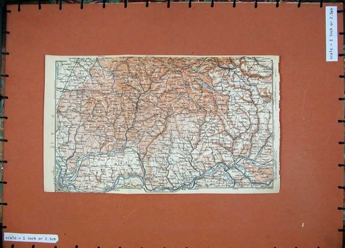 Original alter antiker - , druck