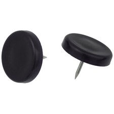 Möbelgleiter Ø15mm mit Nagel Kunststoff Möbelfüße Bodengleiter Stuhlgleiter