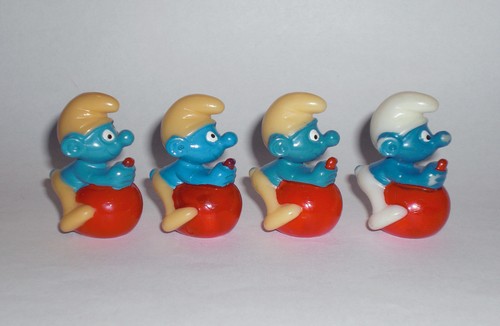 Hüpfballschlumpf - 4x,