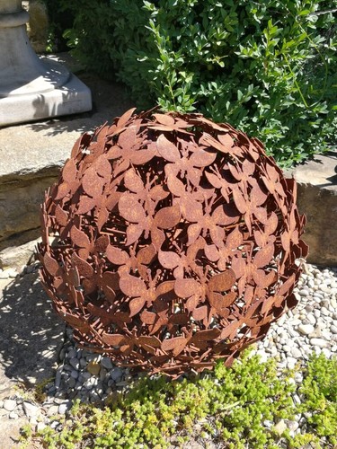 Edelrost kugel schmetterlinge - edelrost,