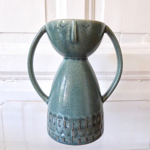Keramik vase skulptur gesicht - keramik,