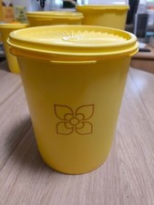 #809 Tupperware Kanister 2 L mit Sonnendeckel Küchenvorratsbehälter Gelb