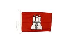 Deutschland Hamburg Bootsfahne