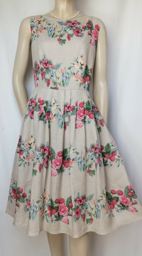 Laura ashley kleid beige - laura,