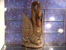 groß antik Art Déco Holz