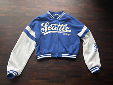 Blau weiße College Jacke von H & M,  Gr. 170