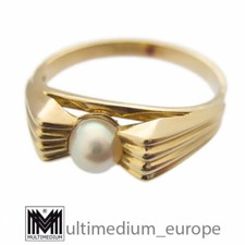 Vtg 333er Art Deco Gold Ring