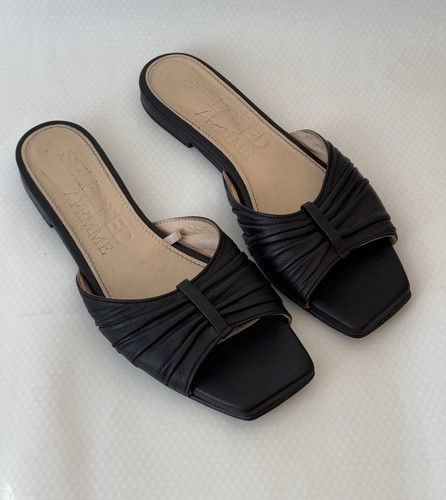 Selected femme leder flats - femme,