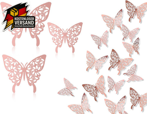 Schmetterling wandaufkleber - 3d,