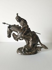 Dekofigur Indianer Reiter