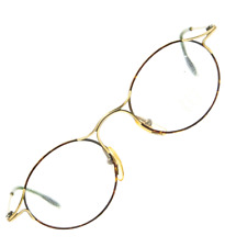 🤓 Vintage Brille HENRY COTTON's H039 Gold Schildkröte Oval Fassung 90s👓Unise
