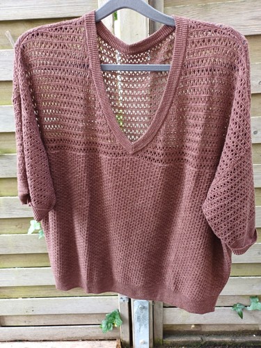 Damen pullover ajour strick - damen,