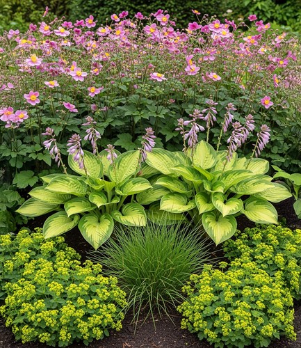 Staudenbeet schattengarten 9 - staudenbeet, 'schattengarten',9