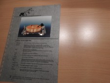 Plattenspieler Transrotor Super Seven High End Technische Info Prospekt Original