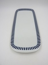 ARZBERG Porzellan Kuchenplatte Königskuchenplatte Stollenplatte 515 Square blau