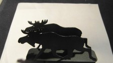 Serviettenhalter aus Metall Renntiermotiv