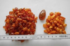 Bernstein Konvolut Sammlung Gelocht Cirka 98 Gramm