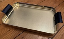 tablett metall 50s 60s gold Vintage Shabby Look shikki mikki