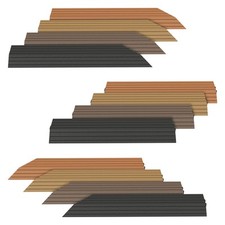 WPC Abschlussleiste Abdeckleiste für WPC Terrassenfliesen Bodenbelag Umrandung