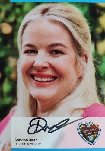 Sabrina dietel autogramm - sabrina,