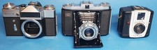 Konvolut mit 3 alten Kameras