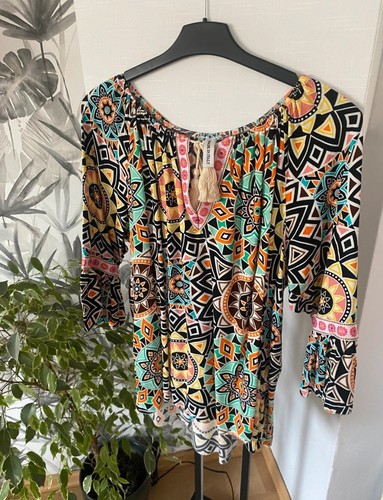 Hippi bohemian tunika bluse - hippi,