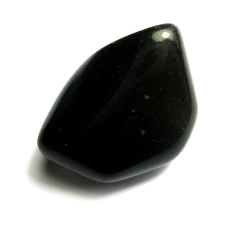 Trommelstein obsidian schwarz - trommelstein,