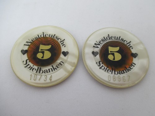 Zwei spielbank casino jetons - zwei,