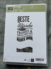 STAMPIN UP *** 8tlg. Stempelset*****FÜRS NEUE JAHR*** Rarität****