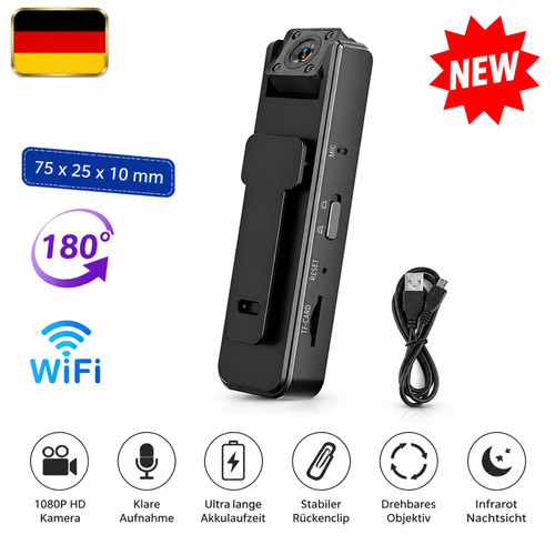 Mini 1080p körperkamera - mini,