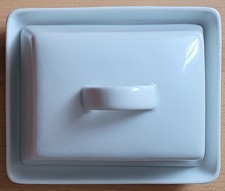 Butterdose für 250g Butter - Weiß Porzellan/Keramik
