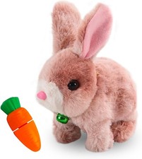 Hüpfendes Kaninchen,Hüpfendes Kaninchen Spielzeug,Sprechender Hasen,Hasen