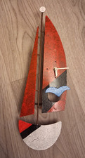 Metall Segelschiff Höhe 44 cm