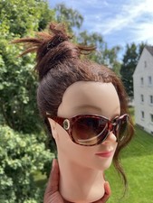 WIE NEU Michael Kors Sonnenbrille im Leoprint braun,goldene Details