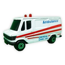 MC TOY Mercedes Benz Van 307 D Ambulance 80er Jahre  Auto Vitrinen Modell