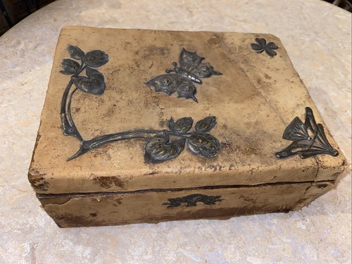 Schatulle jugendstil leder - jugendstil,,