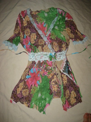 Vintage edel hippie bluse - vintage,