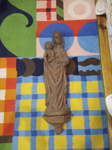 Holz madonna maria kind - holz,