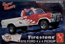 1978 Ford 4x4 Pickup Truck Super Stones 1:25 AMT Model Kit Bausatz AMT858