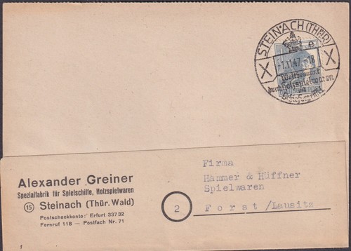 Sonderstempel steinach - sonderstempel,