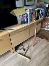 Elegante Messing Stehlampe mit Gegengewicht, 1960er