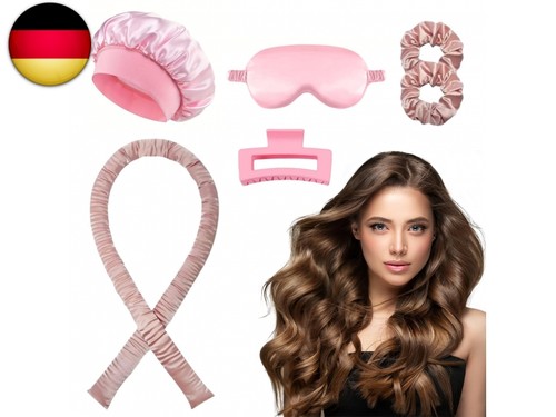 Satin locken ohne hitze - ohne, 6
