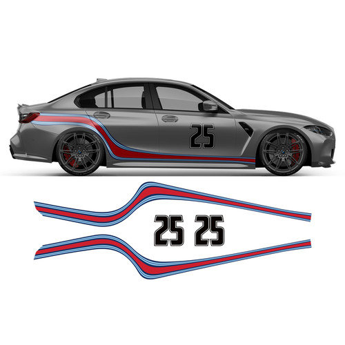 Curved martini racing side - racing,